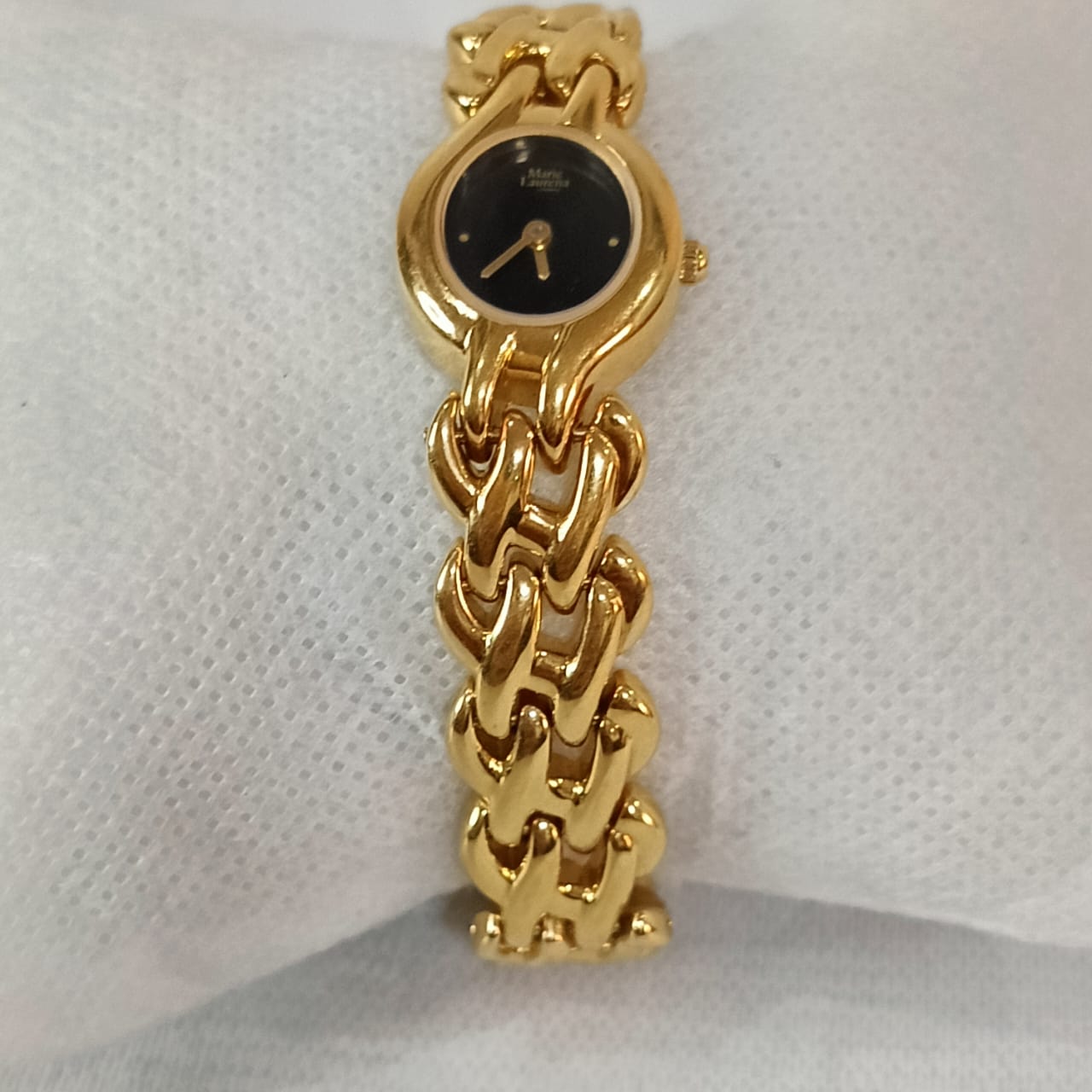 Montre Marie laurena Quartz swiss -france en plaqué or