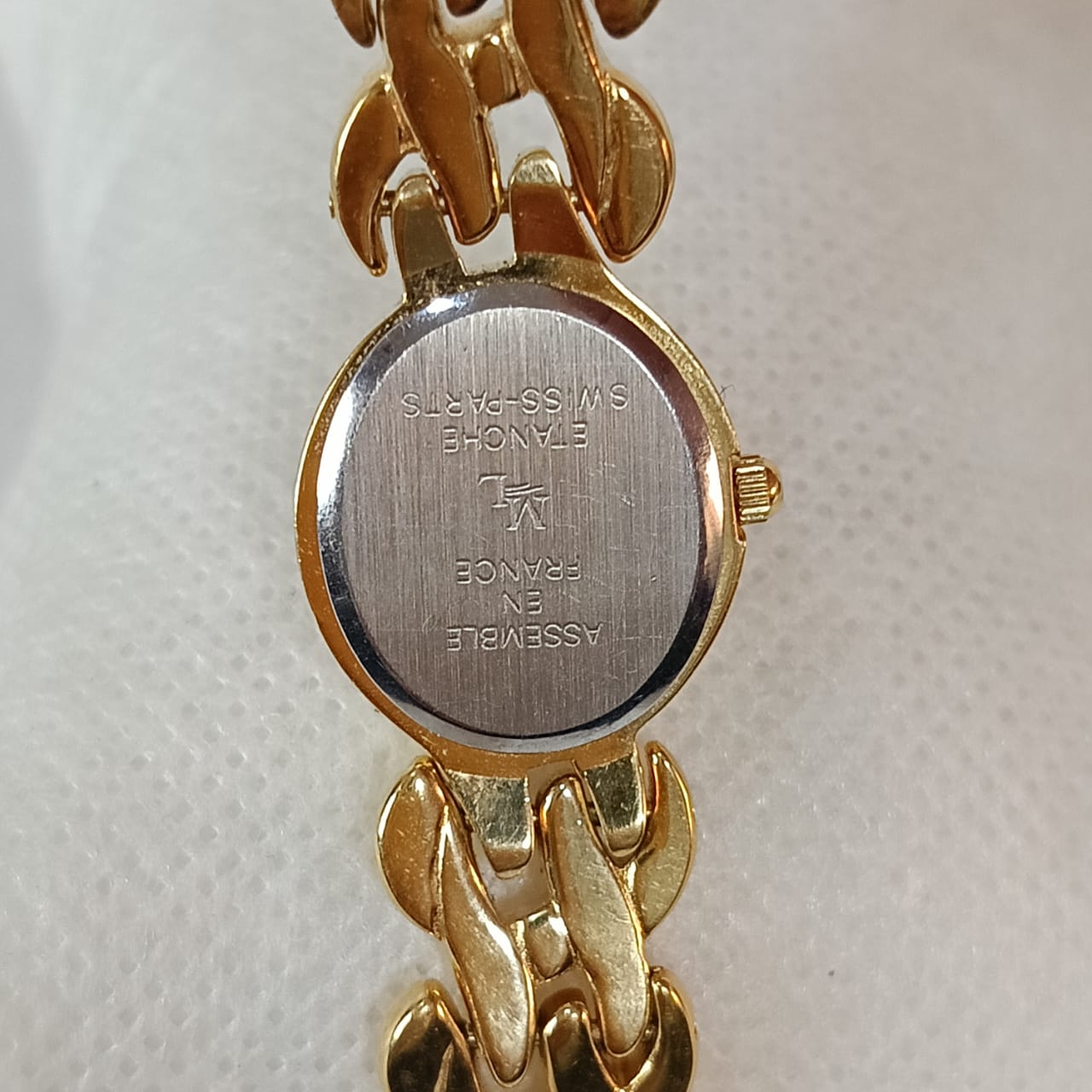Montre Marie laurena Quartz swiss -france en plaqué or
