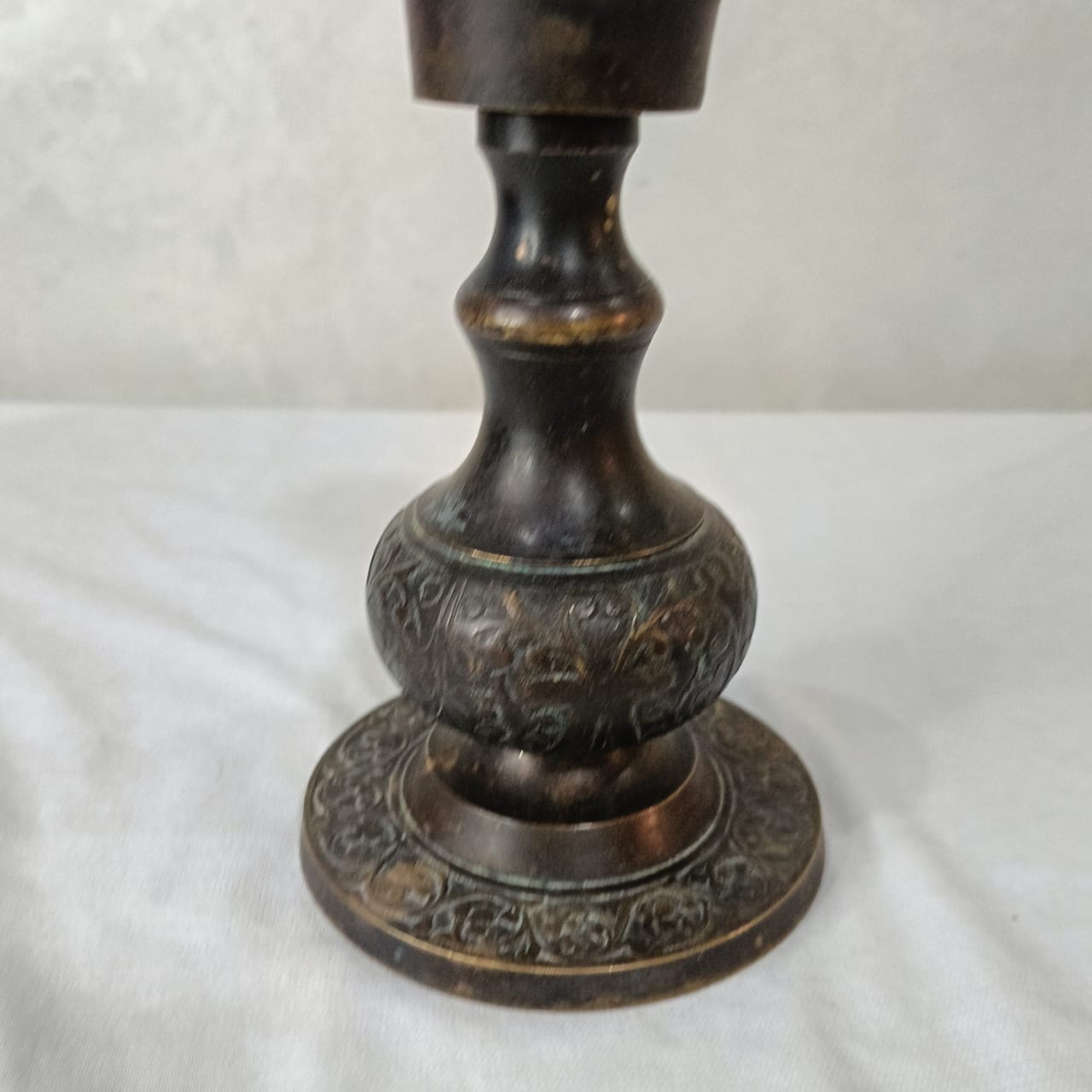 Ancien pougoire en bronze rare vintage