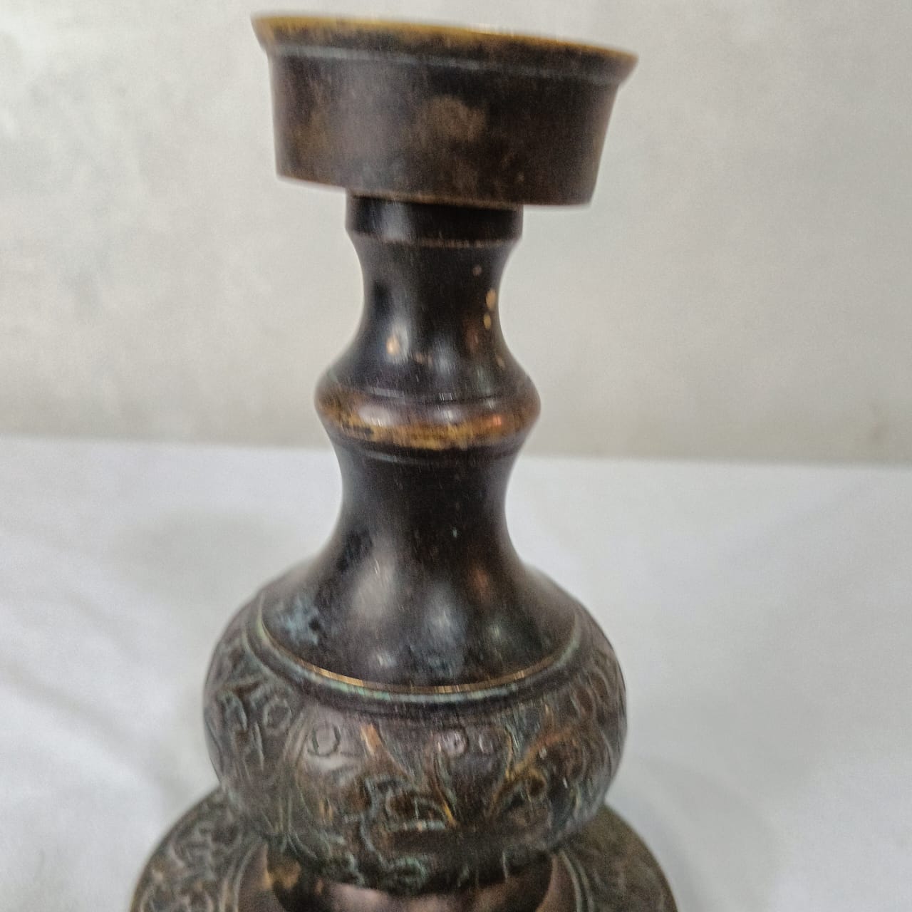 Ancien pougoire en bronze rare vintage