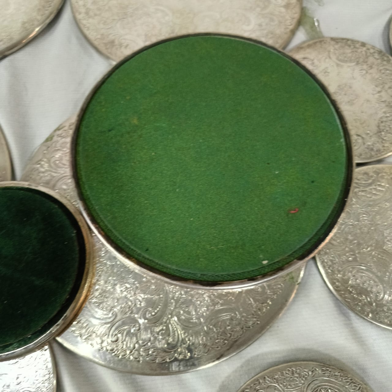 14 plat plaqué argent original تغليف قوي فضة