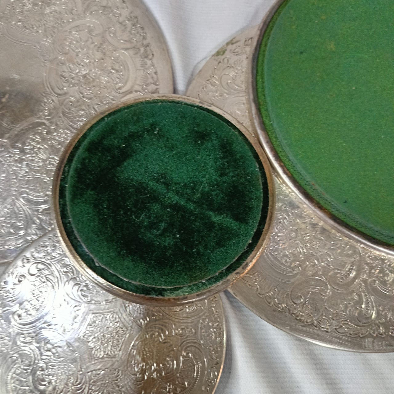 14 plat plaqué argent original تغليف قوي فضة