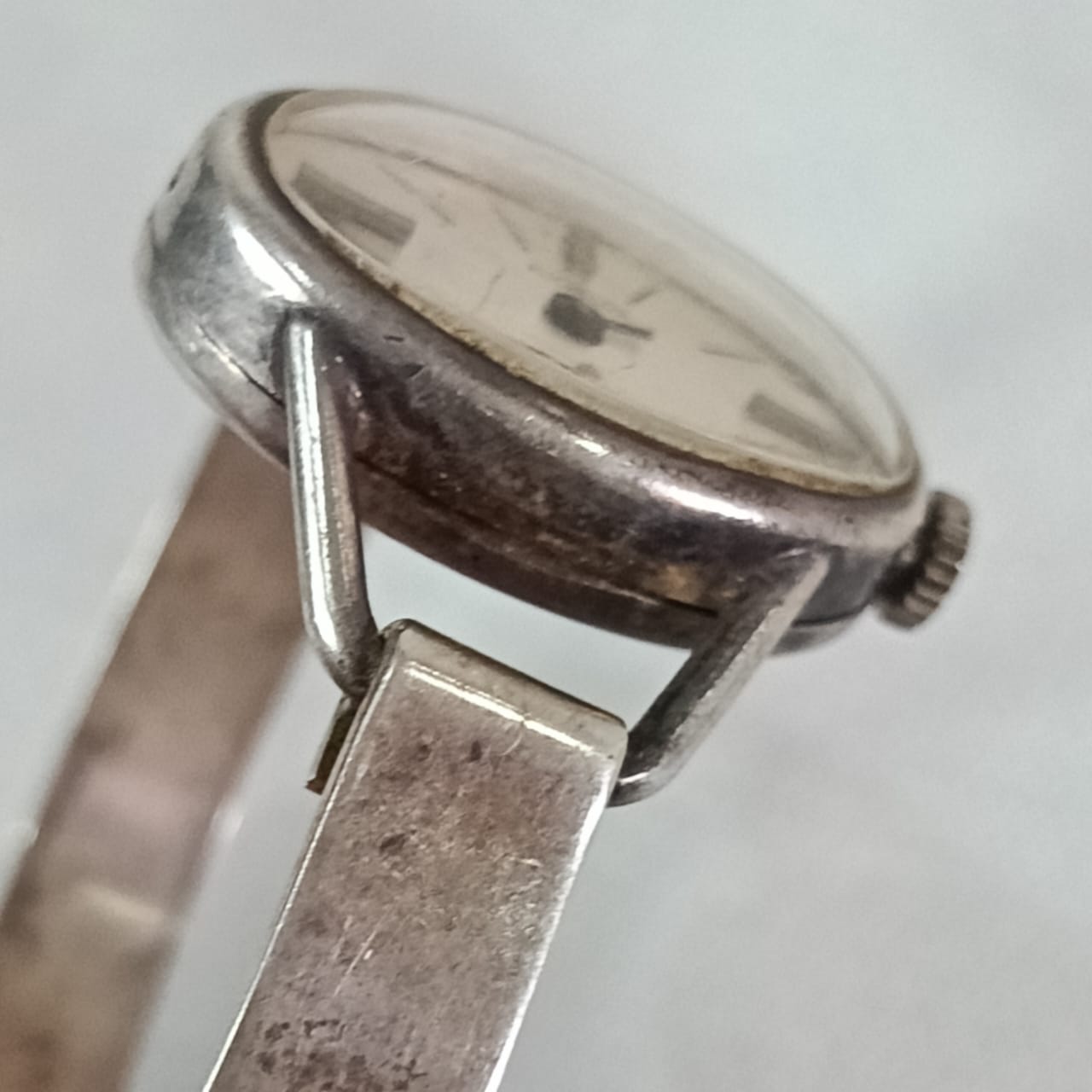 Montre michelon argent massif عاطلة
