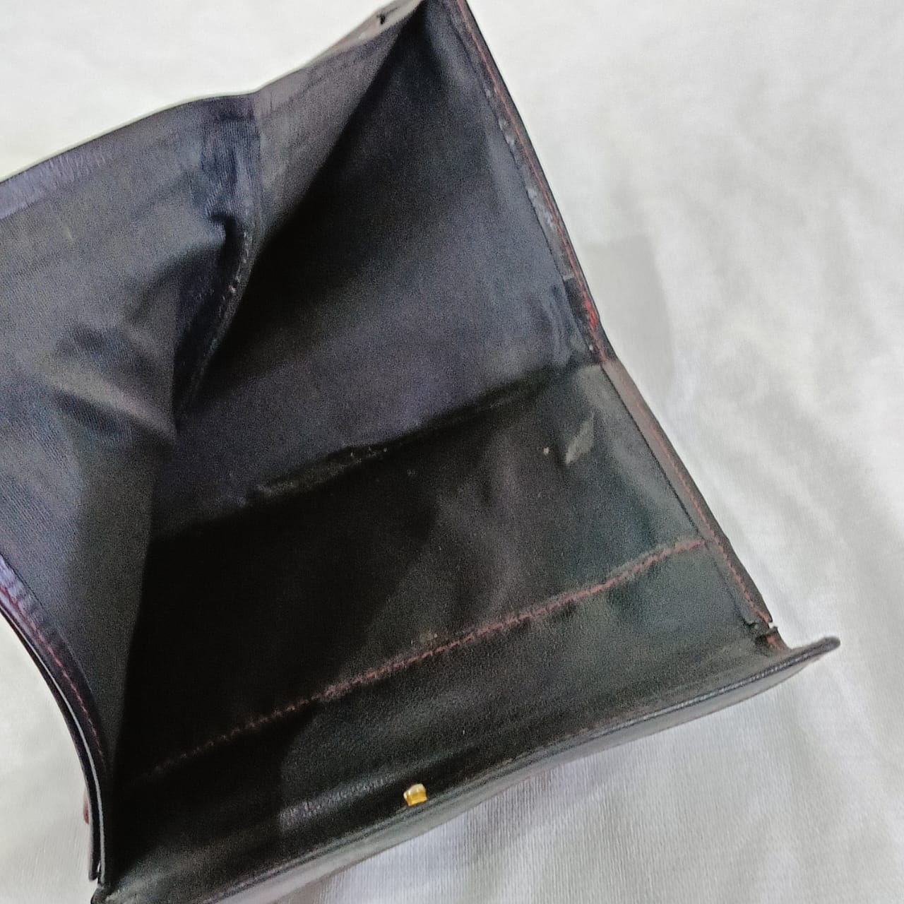 Portefeuille parmiso en cuir vintage original