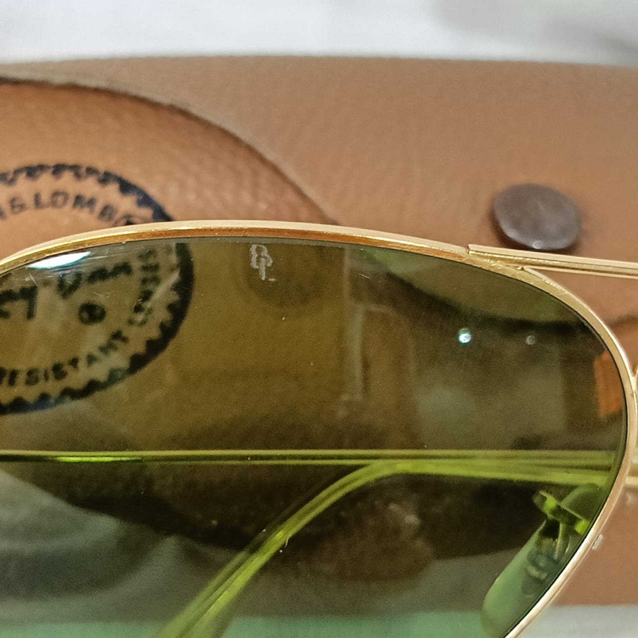 Lunette ray ben USA bl or 10k original