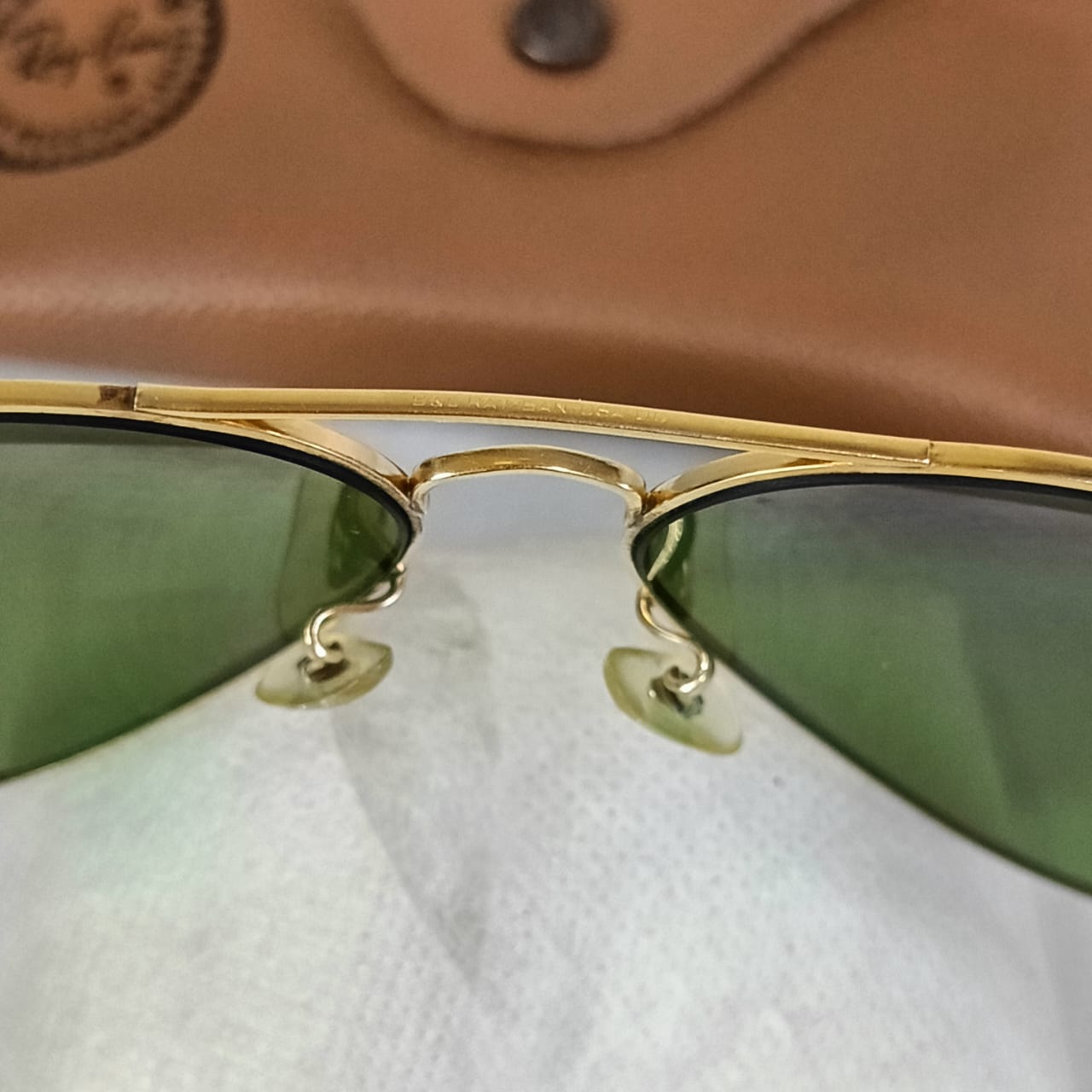 Lunette ray ben USA bl or 10k original
