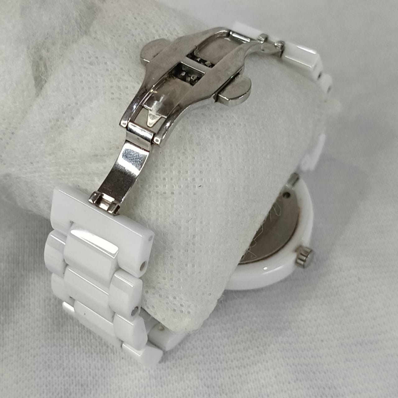 Montre elsa ler céramique blanche original