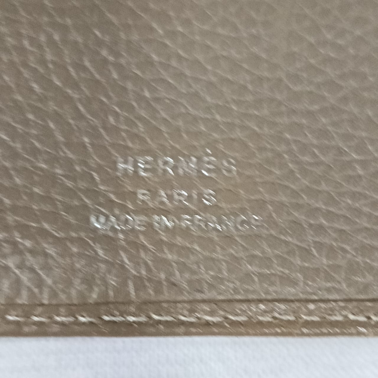 Portefeuille Hermes paris en cuir