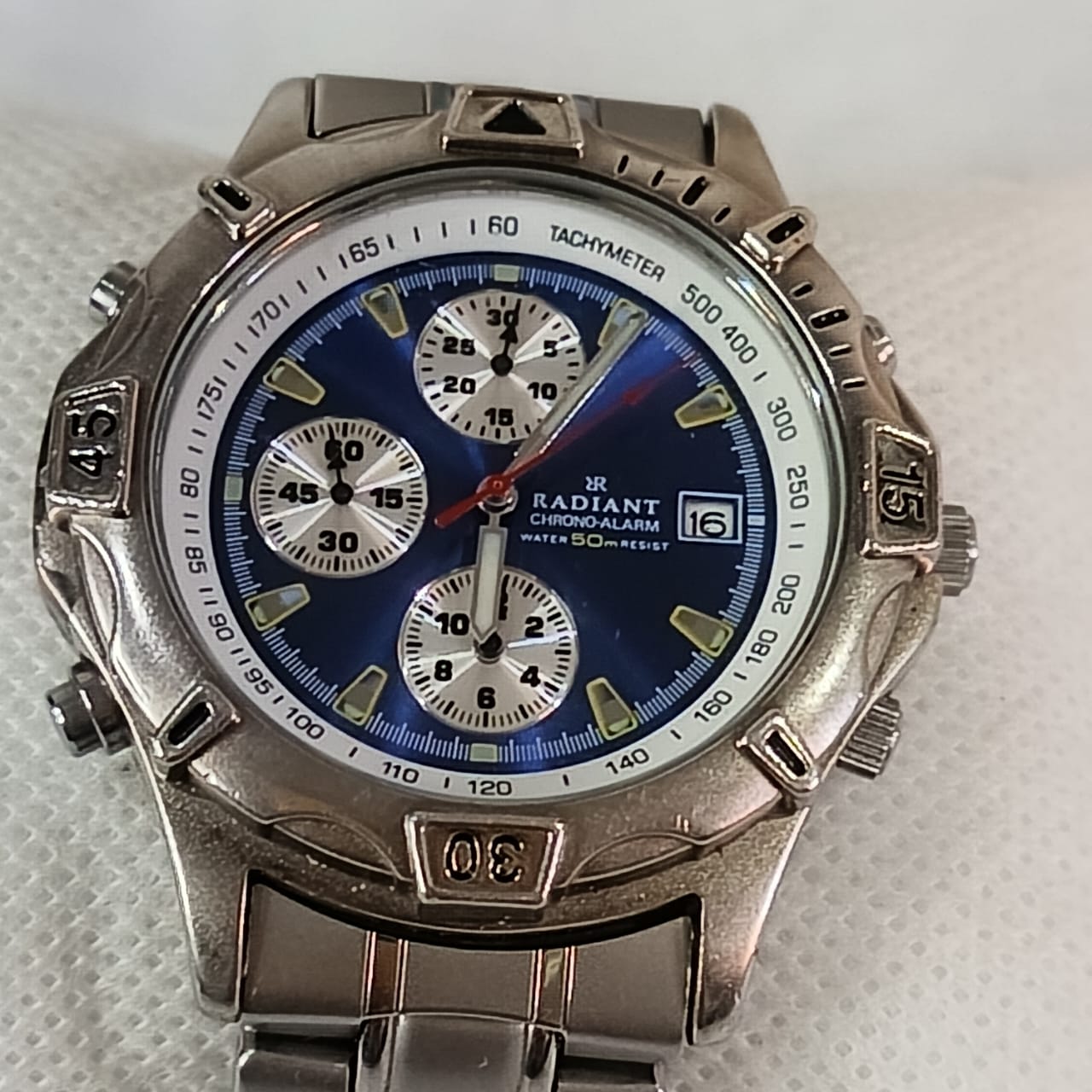 Montre Radiant chronographe Quartz original acier inoxydable