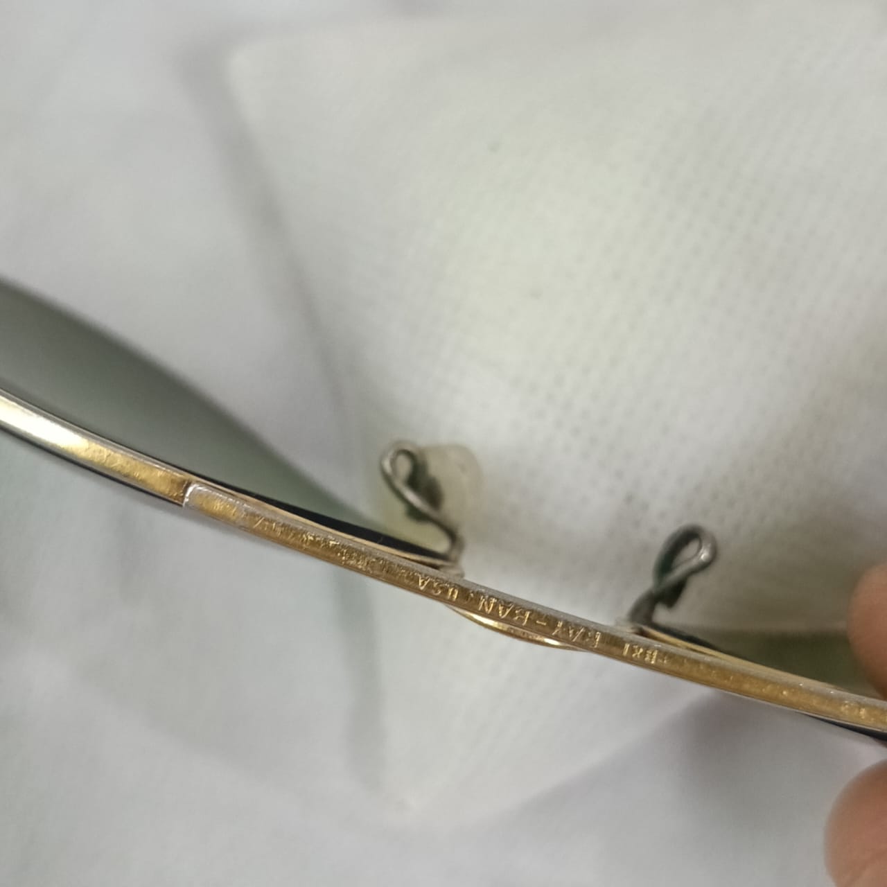 Cadre du lunette ray ben USA bl original ancien