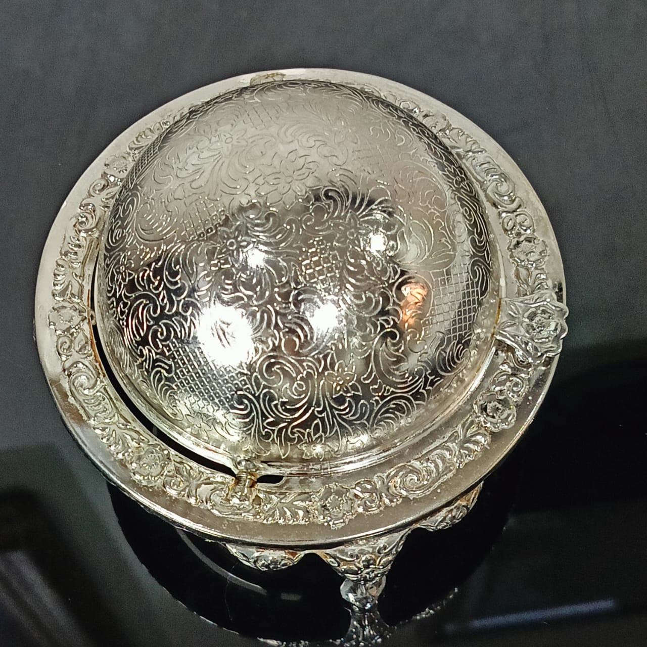 S'écrie argenté antique vintage