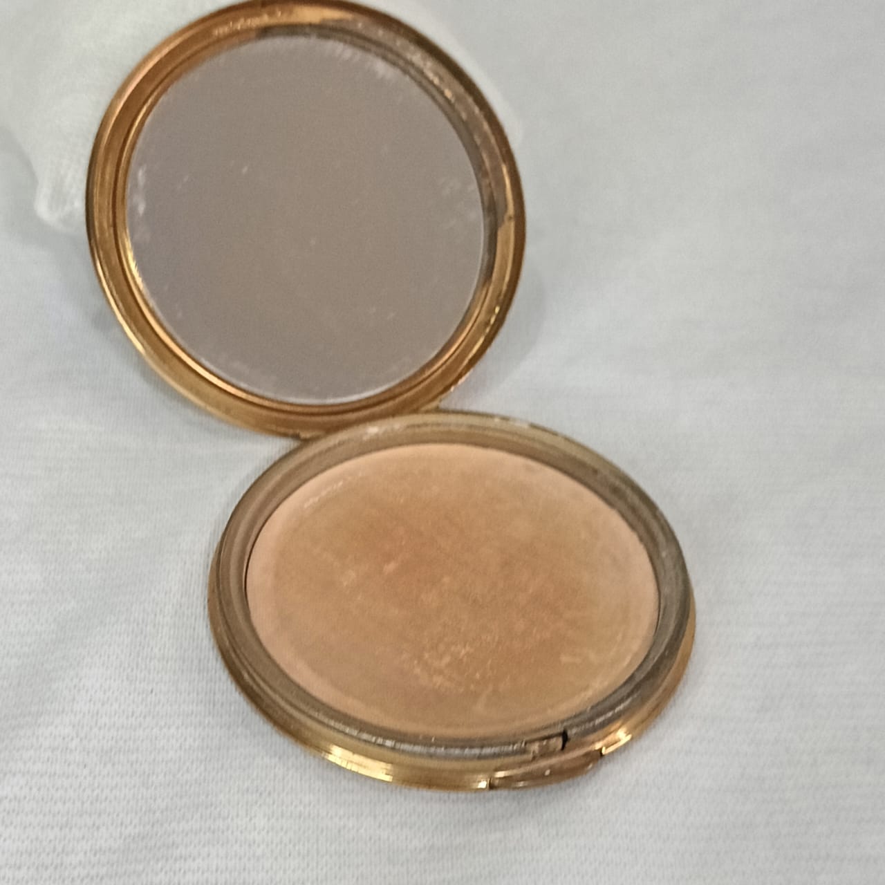 Ancien miroir en plaqué or vintage