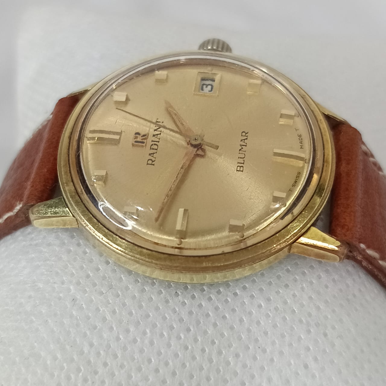 Montre Radiant automatique original en plaqué or