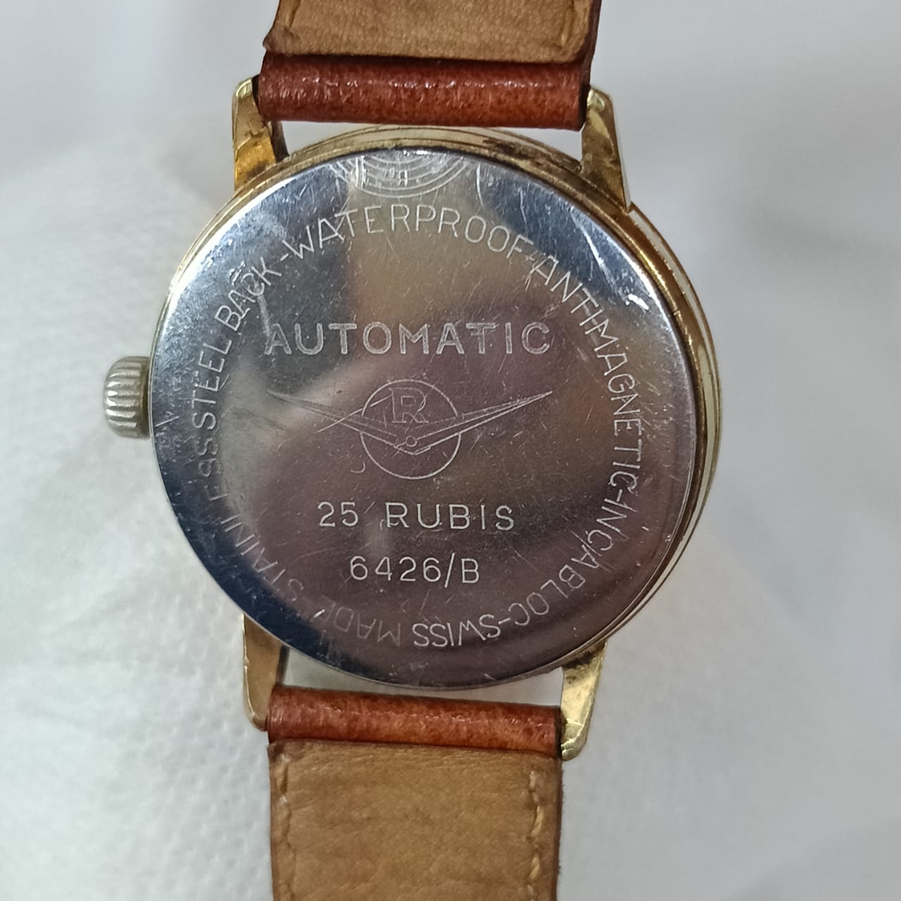 Montre Radiant automatique original en plaqué or