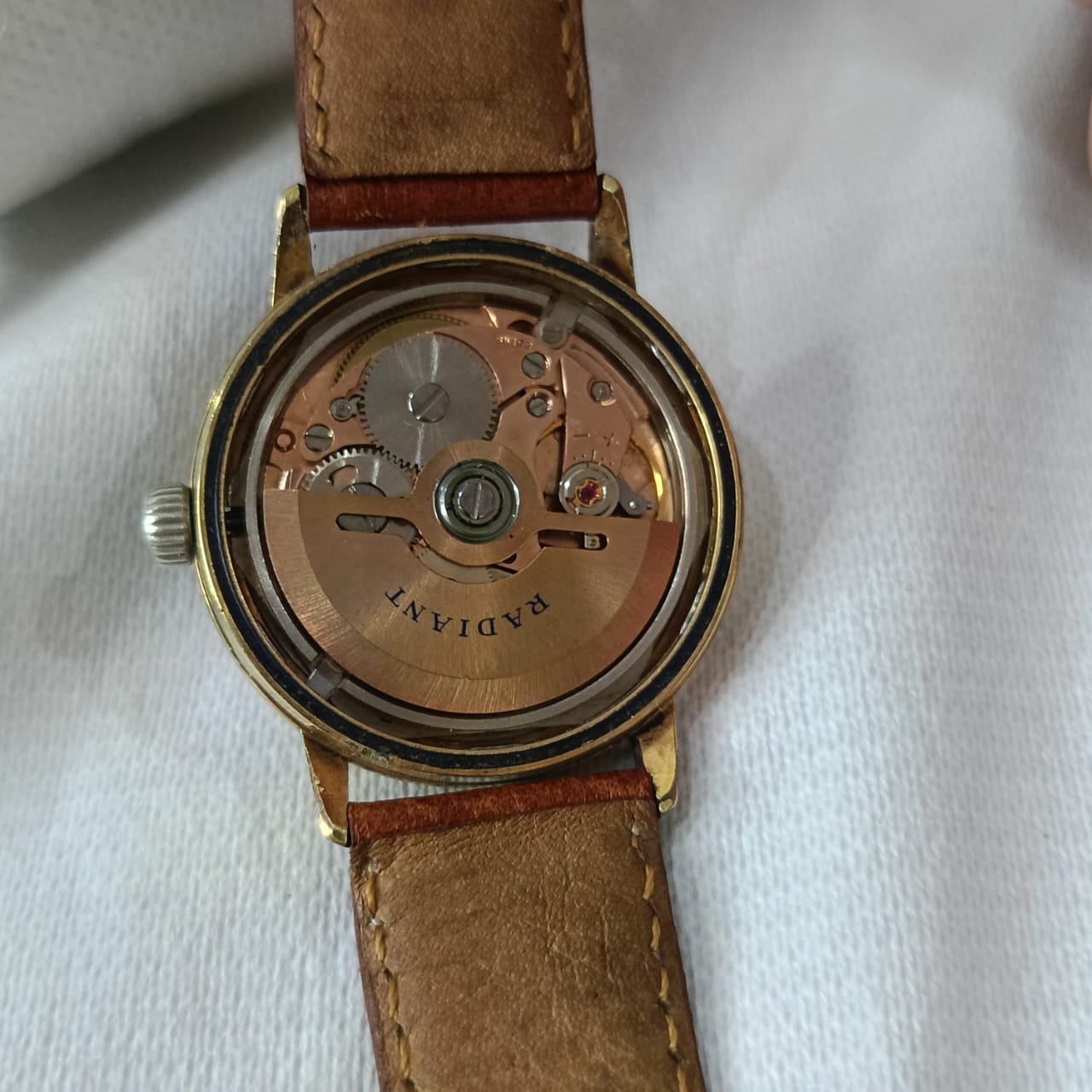 Montre Radiant automatique original en plaqué or