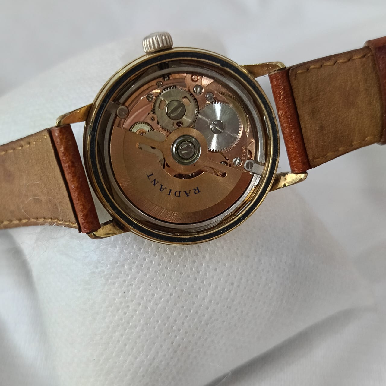 Montre Radiant automatique original en plaqué or