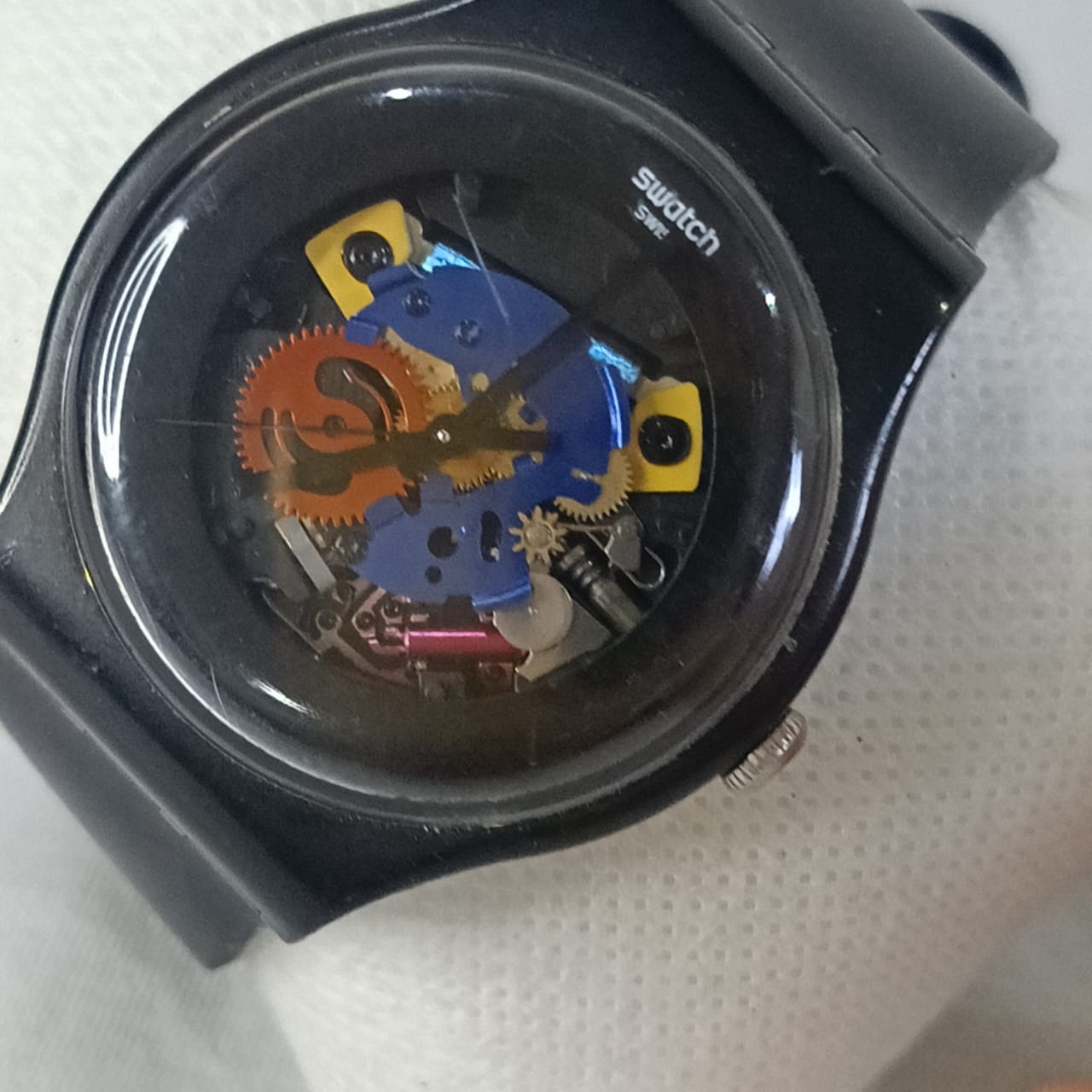 Montre swatch s'écoulait Quartz original
