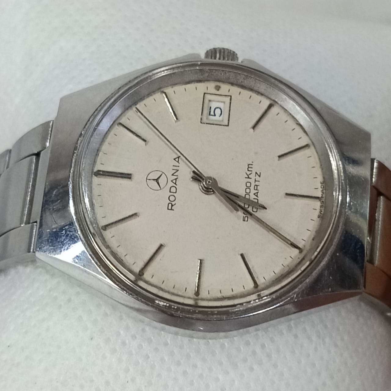Montre rodania acier inoxydable Quartz original
