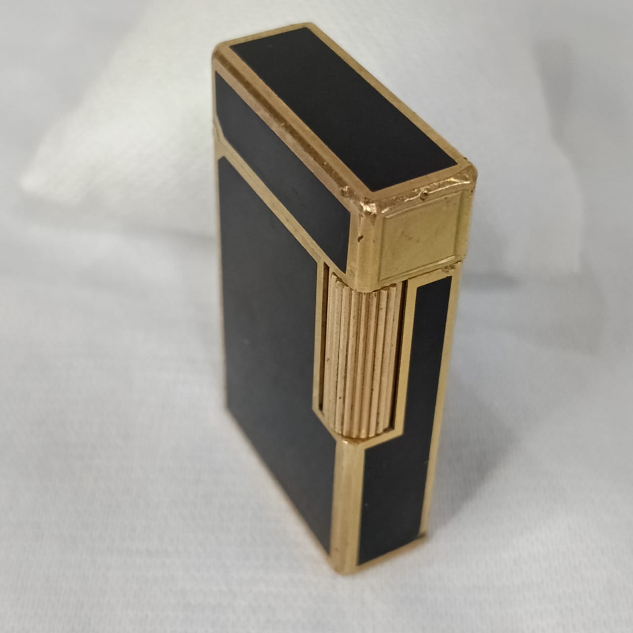Briquet Dupont en plaqué or vintage France