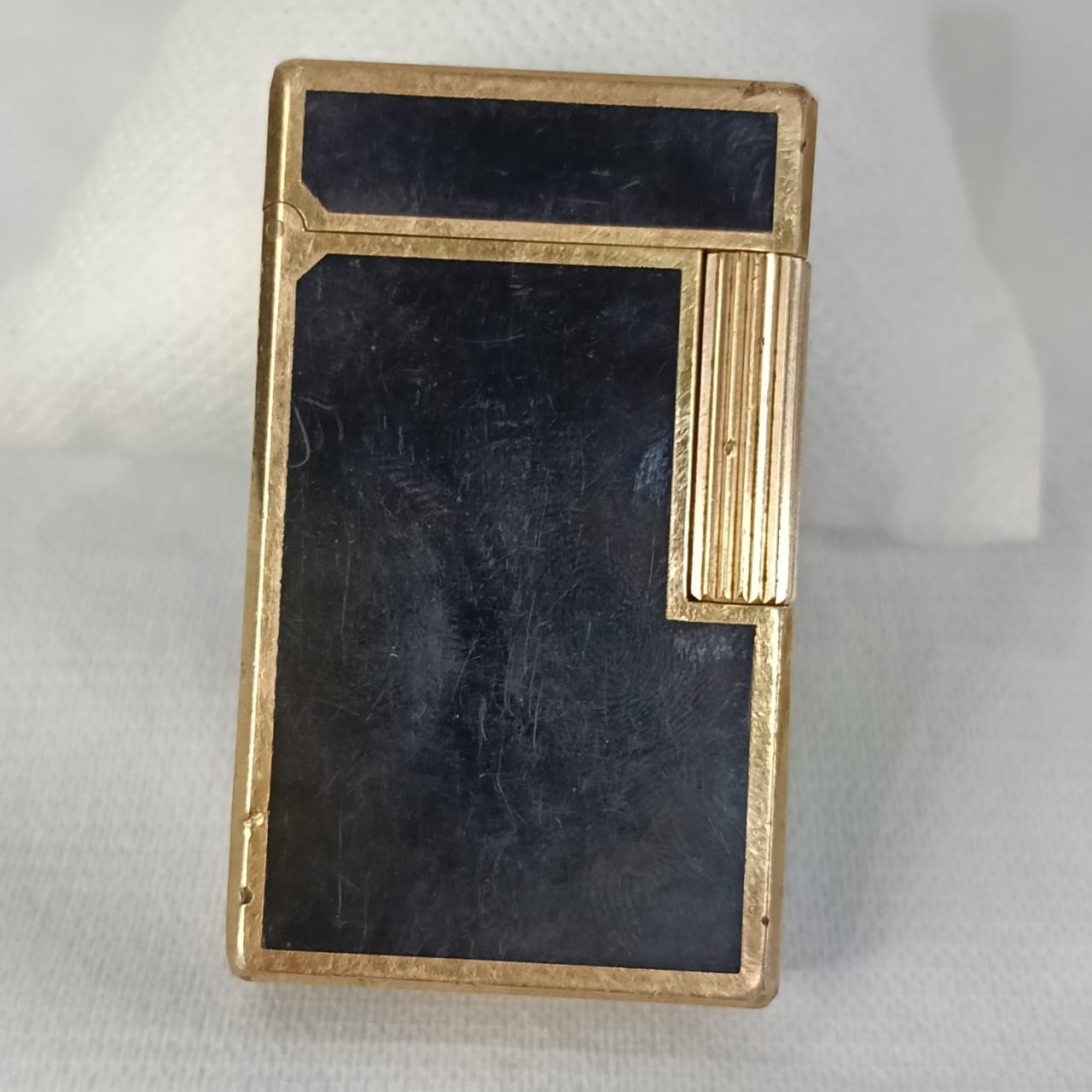 Briquet Dupont en plaqué or vintage France