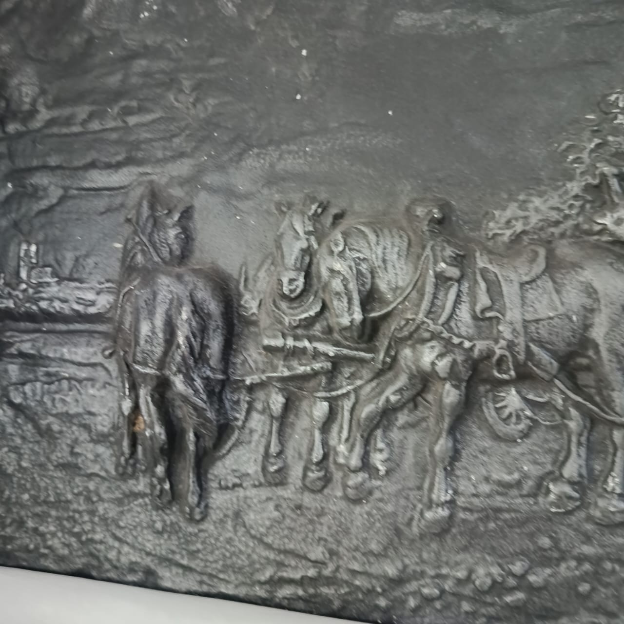 Tableau vintage sculpture par p.j mene Sur bronze