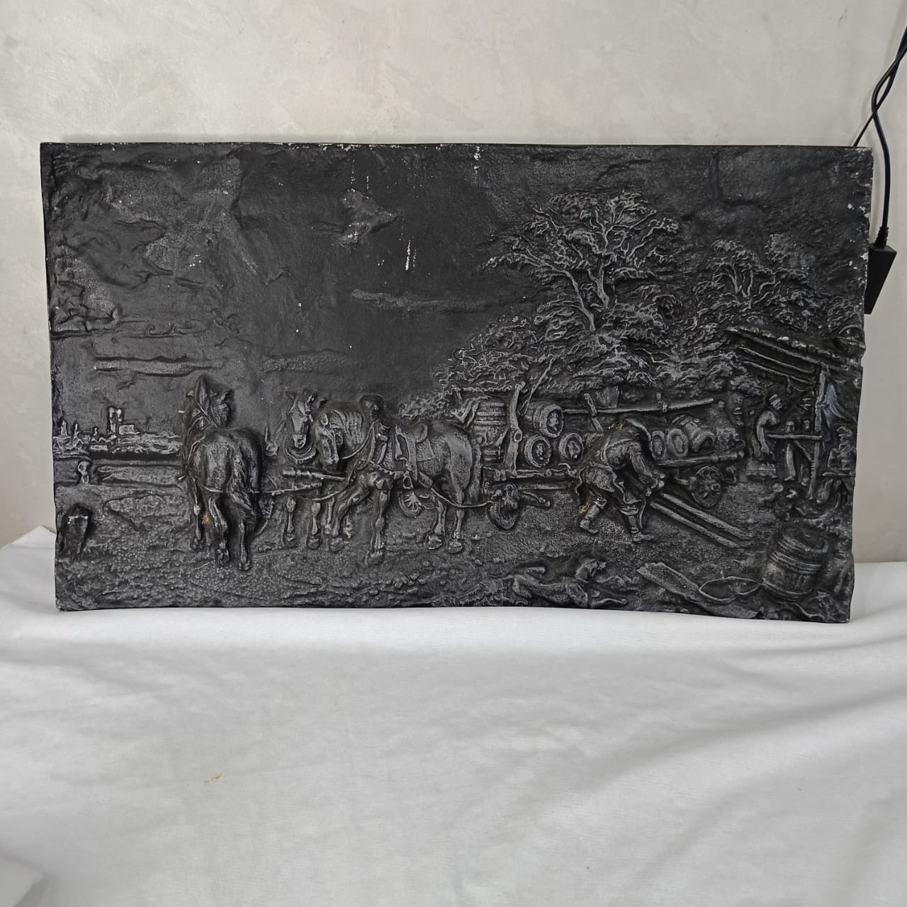 Tableau vintage sculpture par p.j mene Sur bronze
