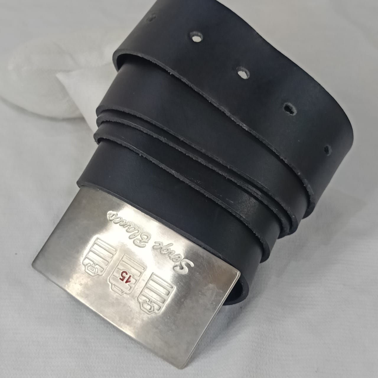 Ceinture en cuir vintage original homm