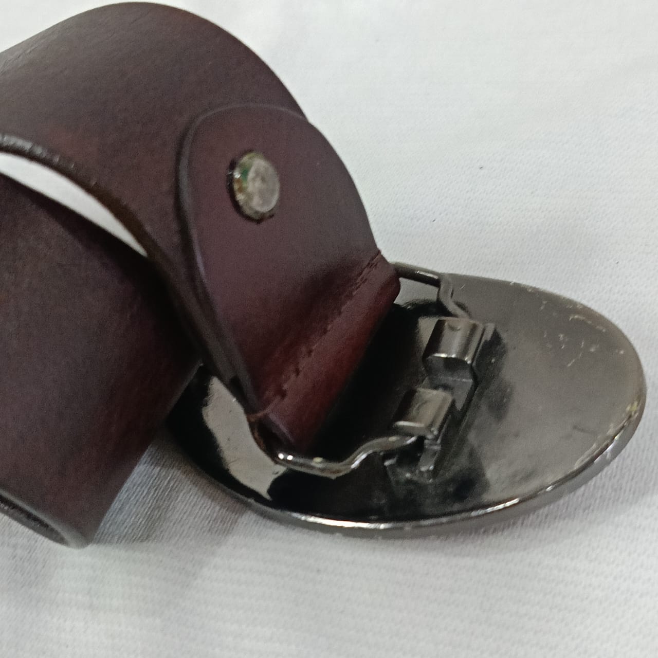 Ceinture vans 1966 en cuir vintage original homme
