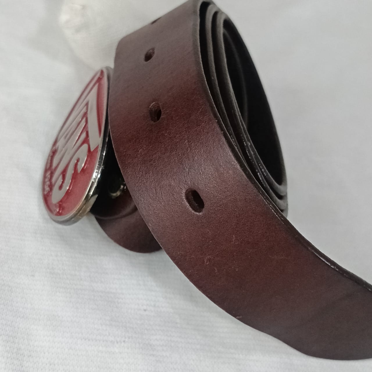 Ceinture vans 1966 en cuir vintage original homme
