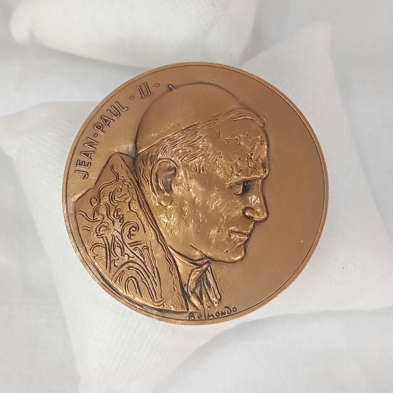Ancien médaille rare vintage en bronze