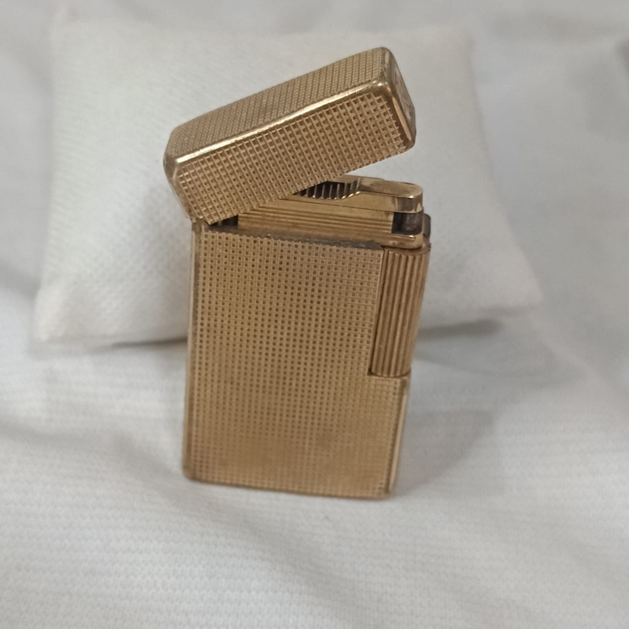 Briquet Dupont en Plaqué Or Vintage Original 6cm/3.5cm