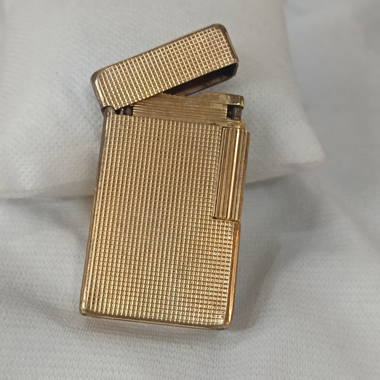 Briquet Dupont en Plaqué Or Vintage Original 6cm/3.5cm
