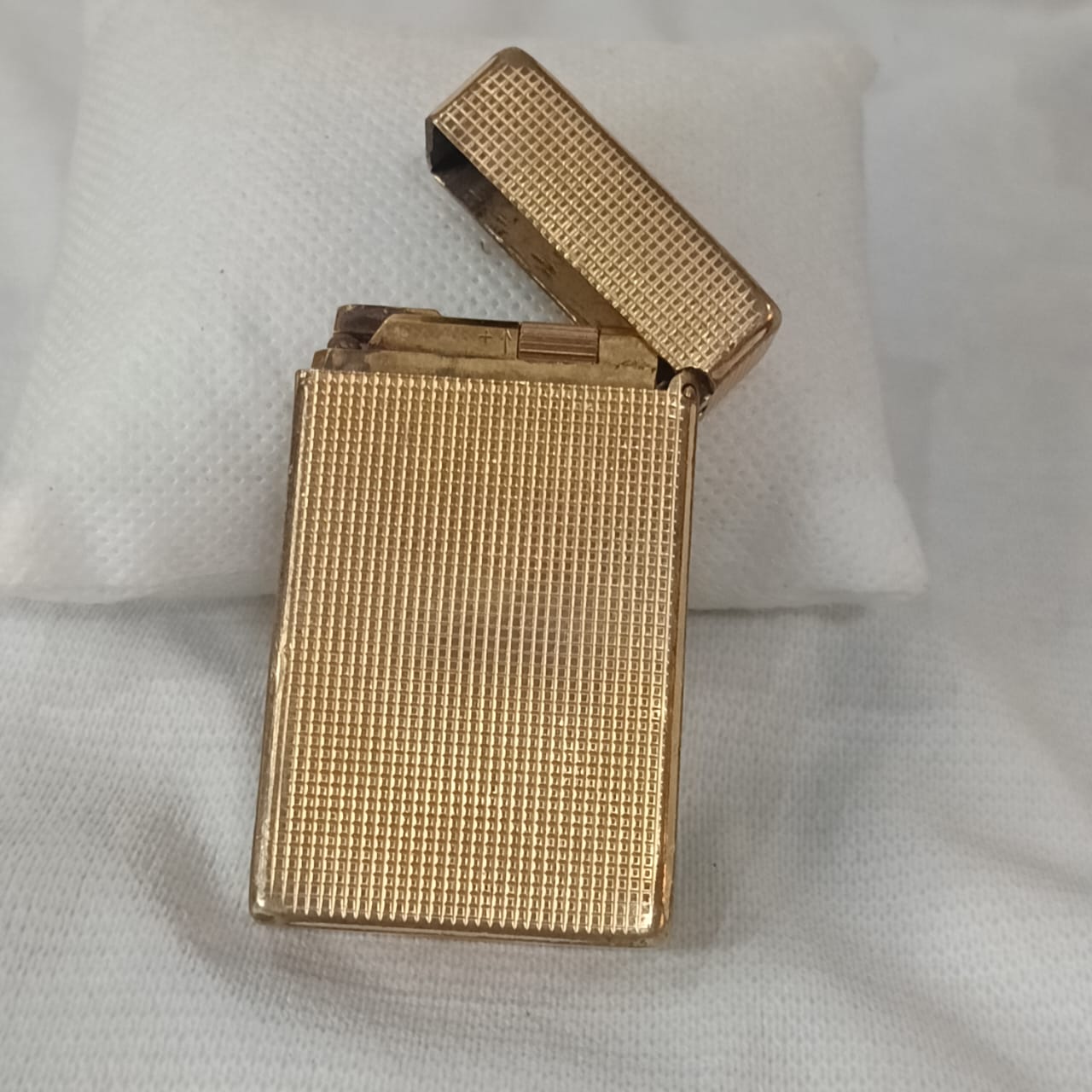 Briquet Dupont en Plaqué Or Vintage Original 6cm/3.5cm