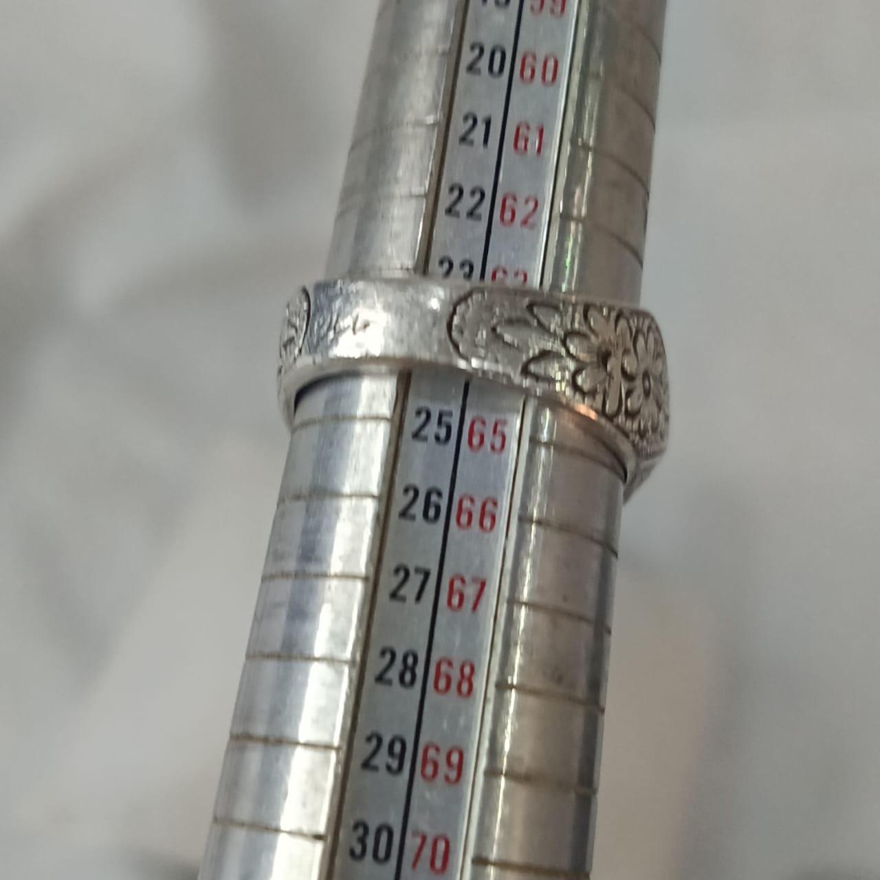 خاتم فضة بحجر ياقوت تحفة