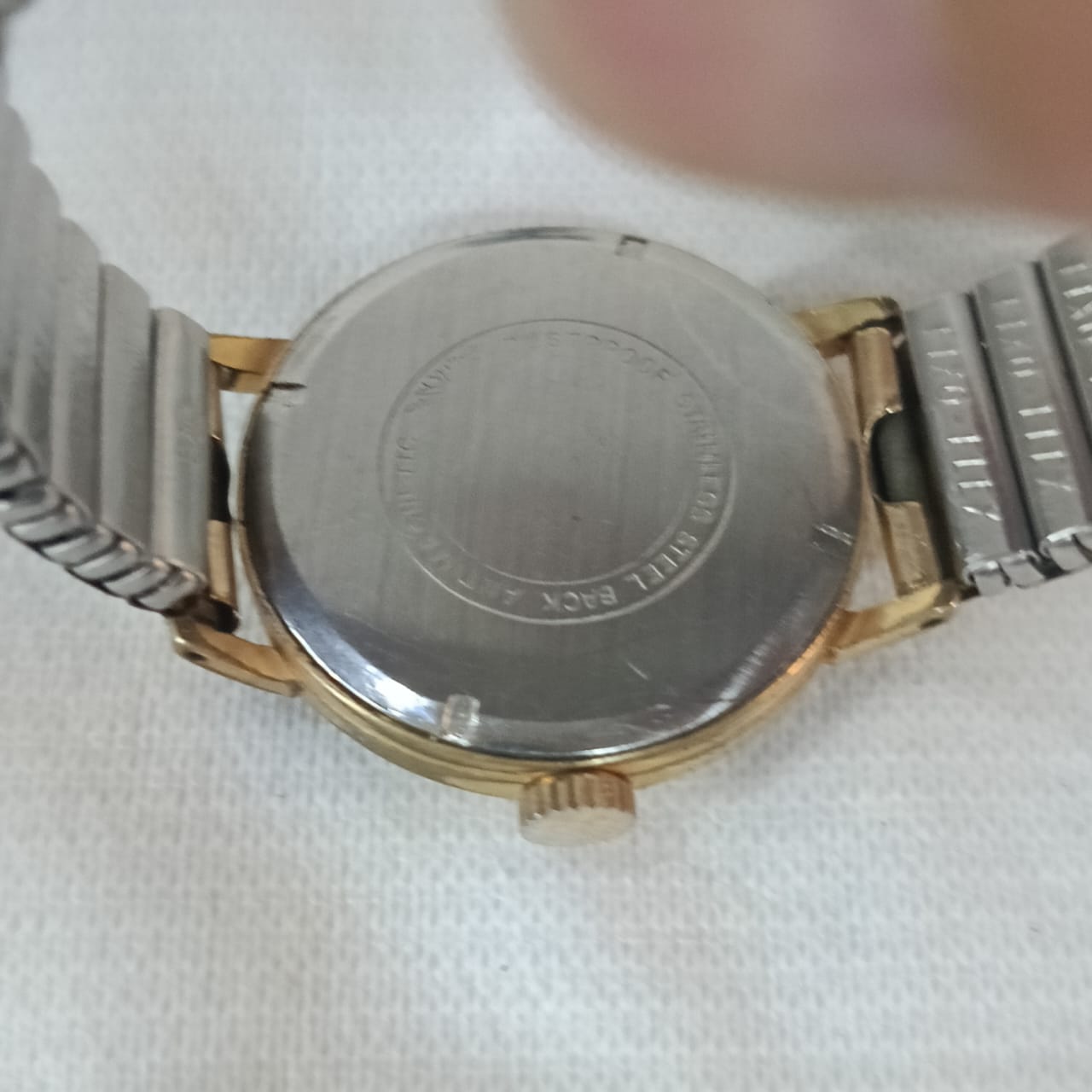 Montre Elvia Mécanique Vintage en Plaqué Or 38mm