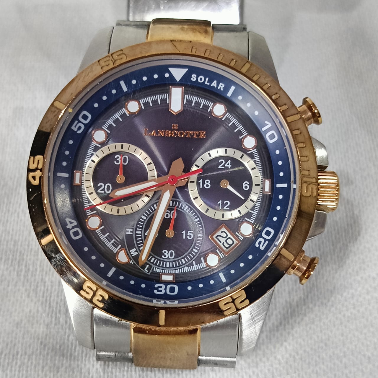 Montre lanscotte solaire original Quartz
