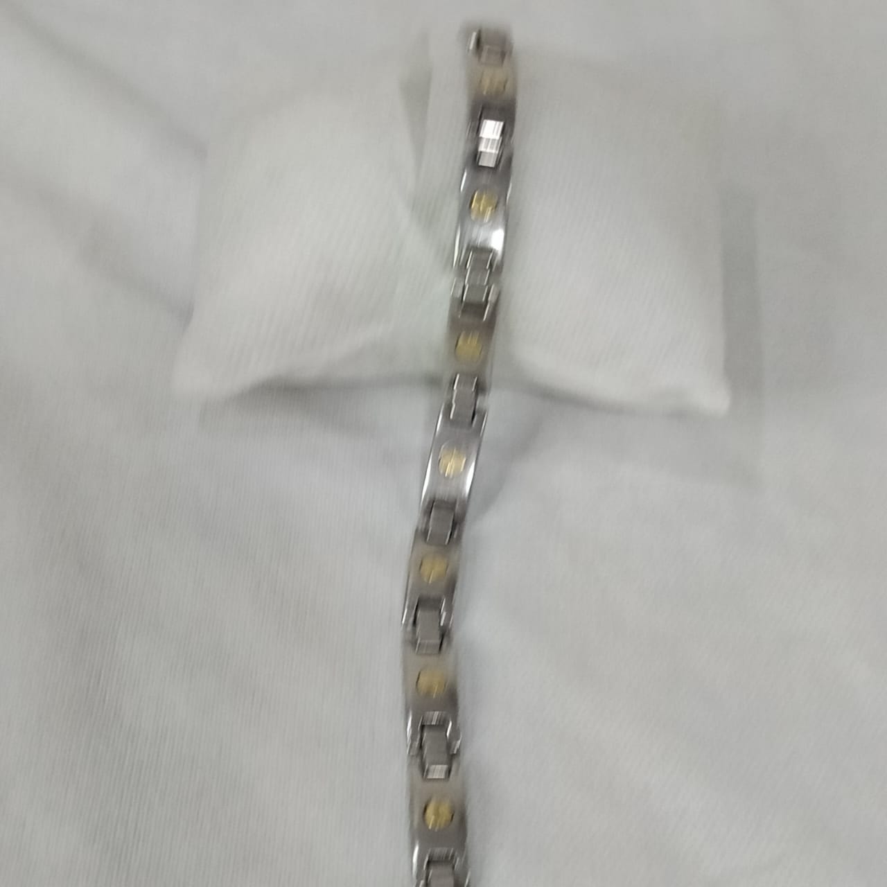Bracelet acier inoxydable et or