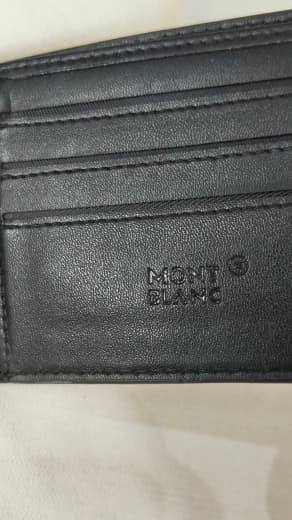 Portefeuille Mon blanc en cuir original