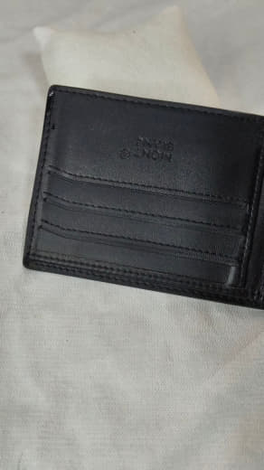 Portefeuille Mon blanc en cuir original
