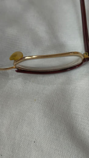 Cadre du lunette en plaqué or vintage