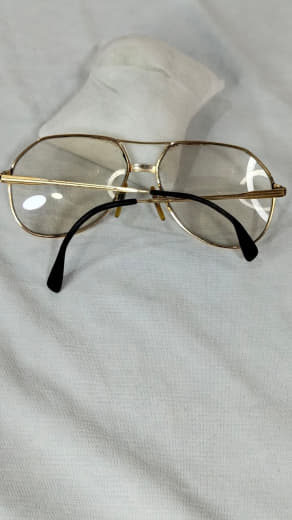 Cadre du lunette plaqué or vintage