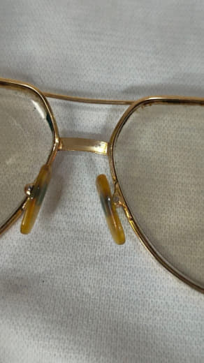 Cadre du lunette plaqué or vintage