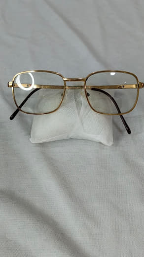 Cadre du lunette plaqué or vintage