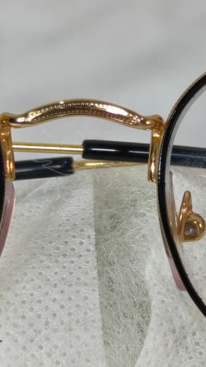 Cadre du lunette plaqué or femme