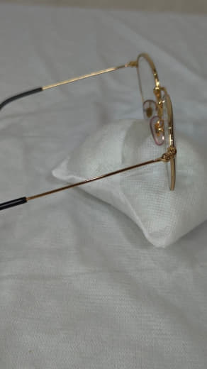 Cadre du lunette plaqué or femme