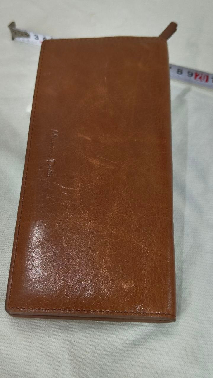 Portefeuille Massimo Dutti en cuir femme original