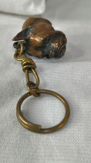Port clé en bronze vintage 10cm Prix 6500