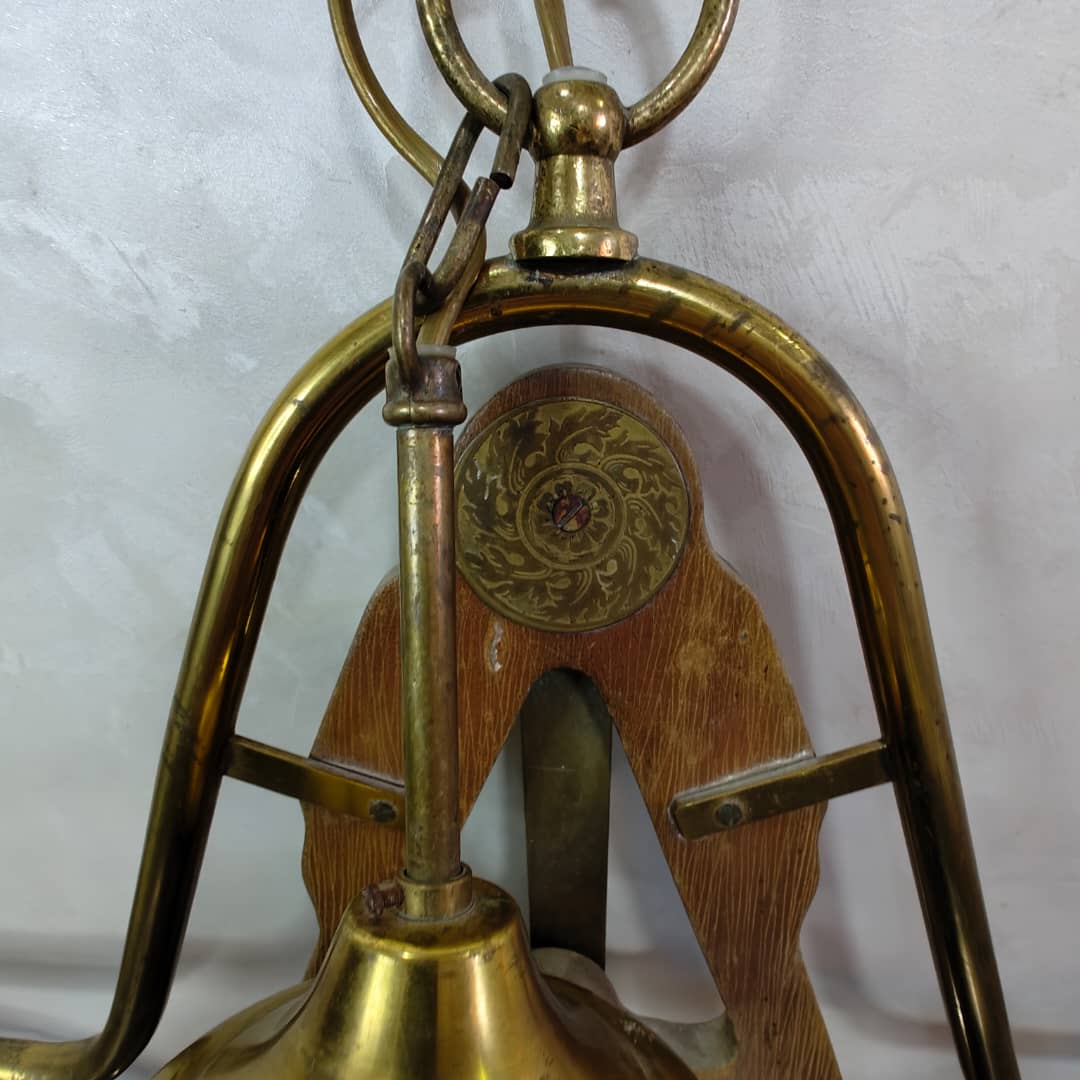 Ancien lustre louisaine Art déco signé rare original 
95cm/65cm
Prix 25000
