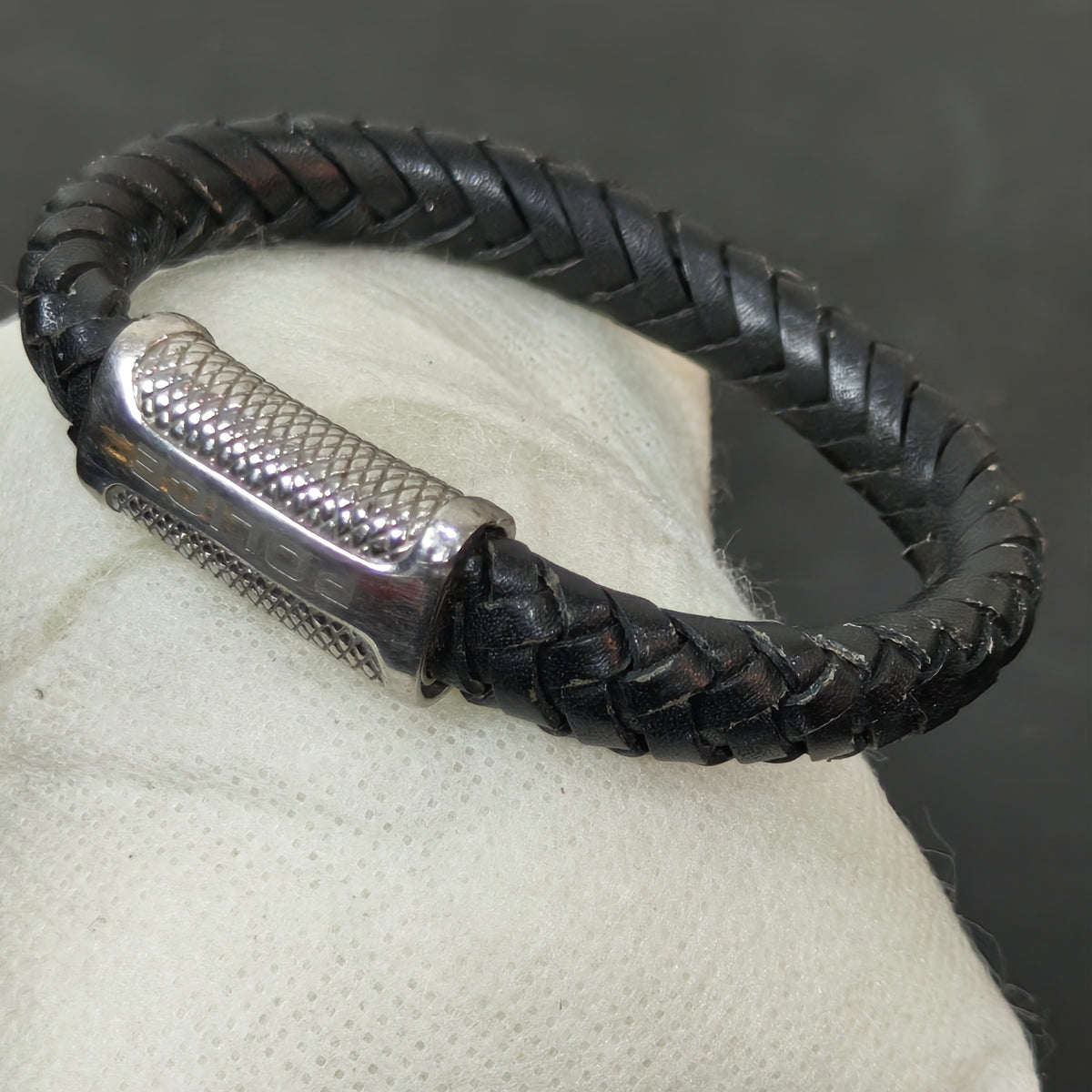 Bracelet police en cuir original 
20cm