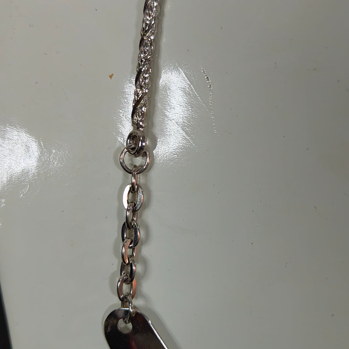 سلسلة acier inoxydable 
طول مغلق 18cm